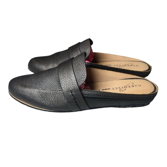 Naked Feet Women’s Black “Smoking Slipper” Slip-On Loafer 2017 Spring Collection - Picture 5 of 8